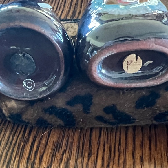 Vintage Black Ceramic Salt and Pepper Shakers - Picture 7 of 11